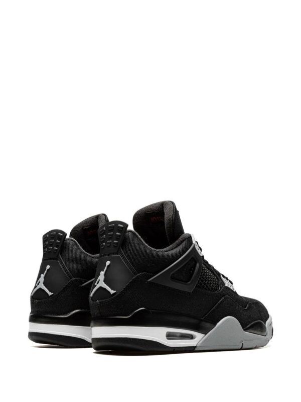 NIKE Air Jordan 4 “Black Canvas” sneakers