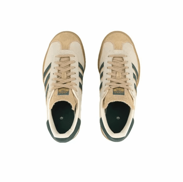 אדידס גאזל- ADIDAS GAZELLE BOLD SHOES Cream/Green