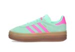 אדידס גאזל- ADIDAS GAZELLE BOLD SHOES Green/Pink