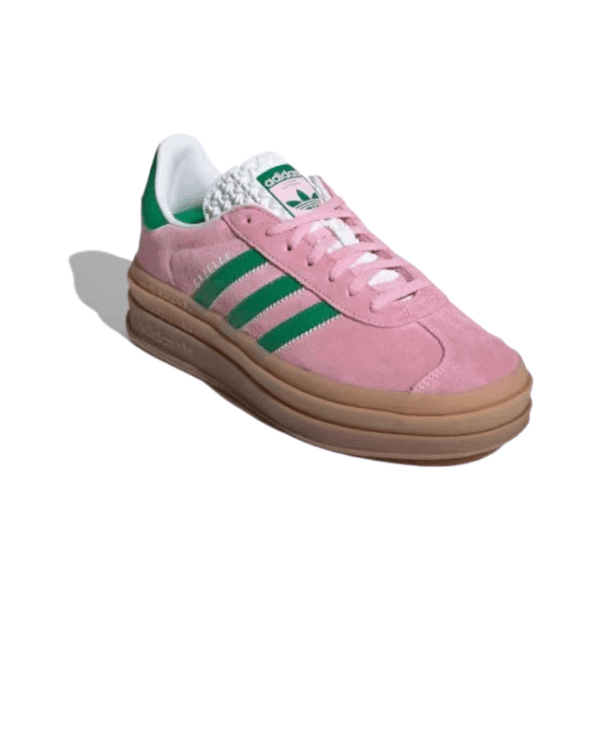 אדידס גאזל- ADIDAS GAZELLE BOLD SHOES Pink/Green
