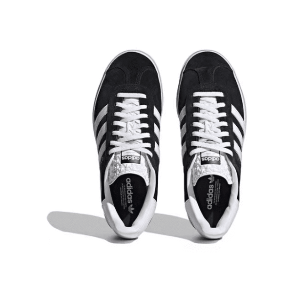אדידס גאזל- ADIDAS GAZELLE BOLD SHOES Black/White