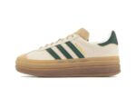 אדידס גאזל- ADIDAS GAZELLE BOLD SHOES Cream/Green
