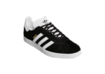 ADIDAS GAZELLE SHOES BLACK WHITE LOGO
