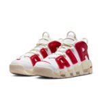 נייק אפטמפו סניקרס לגברים NIKE AIR MORE UPTEMPO '96 WHITE RED