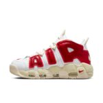נייק אפטמפו סניקרס לגברים NIKE AIR MORE UPTEMPO '96 WHITE RED
