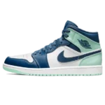 נייק ג'ורדן-Nike Air jordan 1 Mid - Blue Mint