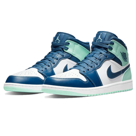 נייק ג'ורדן-Nike Air jordan 1 Mid - Blue Mint