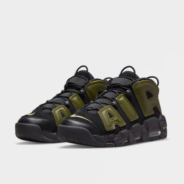 נייק אפטמפו סניקרס לגברים NIKE AIR MORE UPTEMPO '96 OLIVE BLACK