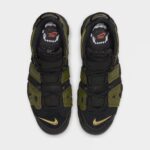 נייק אפטמפו סניקרס לגברים NIKE AIR MORE UPTEMPO '96 OLIVE BLACK