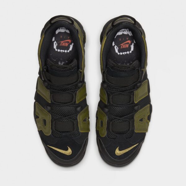 נייק אפטמפו סניקרס לגברים NIKE AIR MORE UPTEMPO '96 OLIVE BLACK