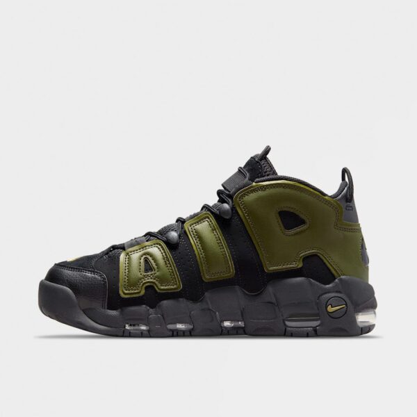 נייק אפטמפו סניקרס לגברים NIKE AIR MORE UPTEMPO '96 OLIVE BLACK