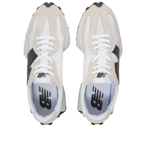 סניקרס ניו באלאנס NEW BALANCE 327 WHITE BLACK