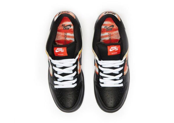 נעליי נייק-NIKE SB DUNK LOW PRO QS - Black & Yellow Sunshade