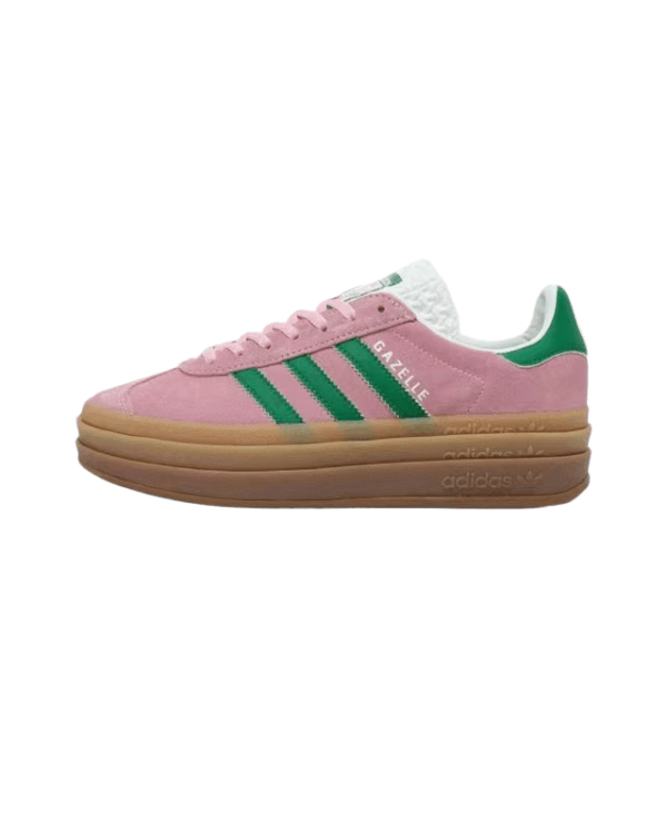 אדידס גאזל- ADIDAS GAZELLE BOLD SHOES Pink/Green