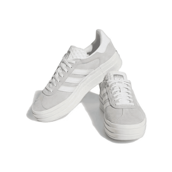 אדידס גאזל- ADIDAS GAZELLE BOLD SHOES Grey/White