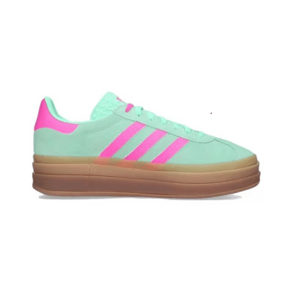 אדידס גאזל- ADIDAS GAZELLE BOLD SHOES Green/Pink