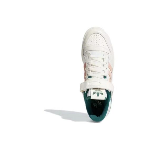 אדידס פורום - ADIDAS FORUM LOW Dark Green/Core White/Magic Beige SNEAKERS