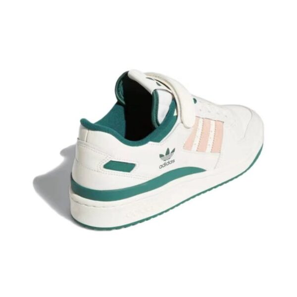 אדידס פורום - ADIDAS FORUM LOW Dark Green/Core White/Magic Beige SNEAKERS