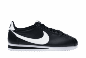 נעלי נייק-Nike Classic Cortez - Black White Logo
