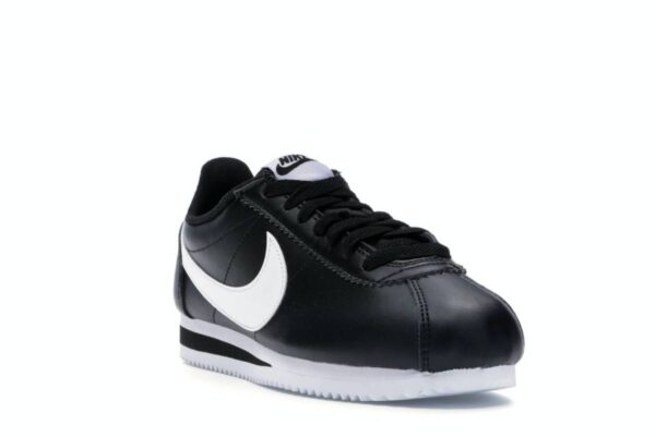 נעלי נייק-Nike Classic Cortez - Black White Logo