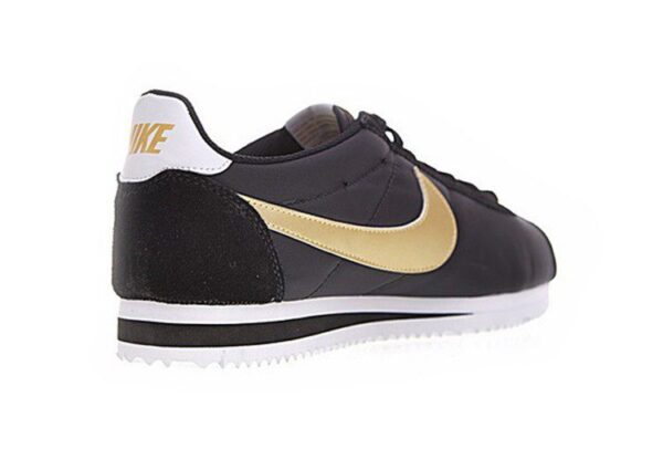 נעלי נייק-Nike Classic Cortez - Black_Metallic_Gold_Multiple