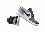 נעלי נייק-NIKE AIR JORDAN 1 LOW -GRAY-BLACK-WHITE