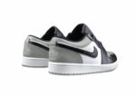 נעלי נייק-NIKE AIR JORDAN 1 LOW -GRAY-BLACK-WHITE