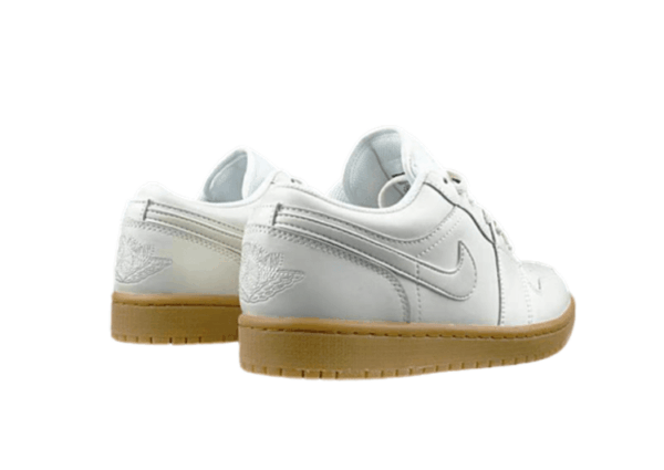 נעלי נייק-NIKE AIR JORDAN 1 LOW -WHITE-BROWN COMBO