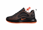 NIKE AIR MAX 720 BLACK - ORANGE LOGO