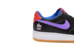 נעלי נייק -Nike Air Force 1 Low BLACK-MEDIUM PURPLE