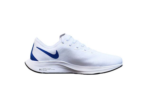 נעלי נייק-NIKE AIR ZOOM PEGASUS 36 - White & Blue Logo