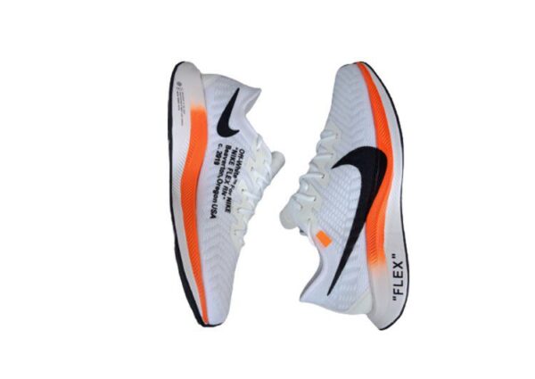 נעלי נייק-NIKE AIR ZOOM PEGASUS 36 - White & ORG