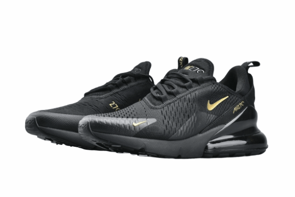 נעלי נייק-Nike air max 270 Black gold