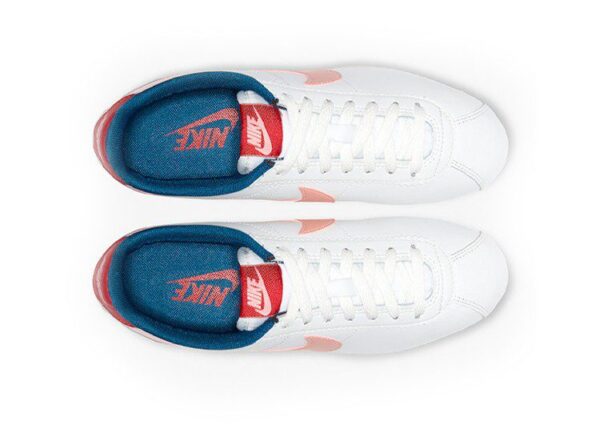 נעלי נייק-Nike Classic Cortez - Stardust_Summit_White_Gym_Red_Chrome_Yellow