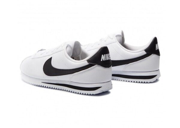 נעלי נייק-Nike Classic Cortez - Black Logo & White