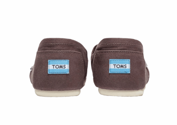 נעלי טומס-TOMS SHOES - CLASSIC BRWONE CANVAS