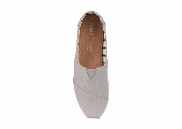 נעלי טומס-TOMS SHOES - CLASSIC LIGHT GREY CANVAS