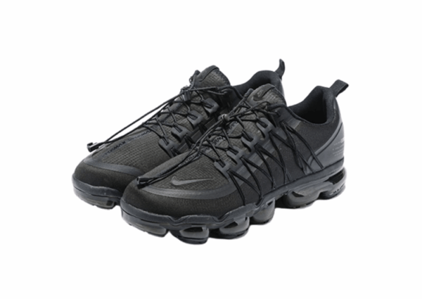 נעלי נייק-NIKE AIR VAPROMAX 2019 - BLACK-BLACK LOGO