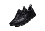 נעלי נייק-NIKE AIR VAPROMAX 2019 - BLACK - LOGO WHITE