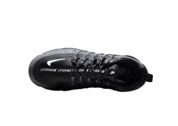 נעלי נייק-NIKE AIR VAPROMAX 2019 - BLACK - LOGO WHITE - BLACK RIBBON