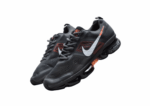 נעלי נייק-NIKE AIR VAPROMAX 2019 - BLACK - ORG - WHITE LOGO