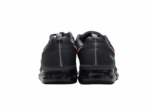 נעלי נייק-NIKE AIR VAPROMAX 2019 - BLACK - ORG - WHITE LOGO