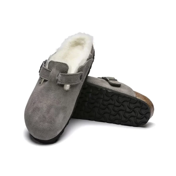 כפכפי בירקנשטוק | Birkenstock Boston Grey