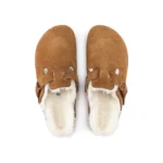 כפכפי בירקנשטוק | Birkenstock Boston Shearling Brown