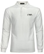 ארמני- ARMANI POLO LONG MEN'S - White