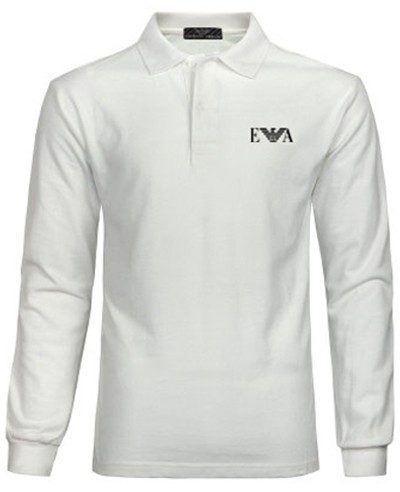 ארמני- ARMANI POLO LONG MEN'S - White