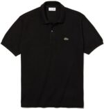 לקוסט-LACSOTE TSHIRT MEN'S POLO SHORT - Black