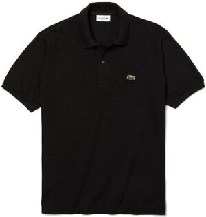 לקוסט-LACSOTE TSHIRT MEN'S POLO SHORT - Black