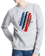 לקוסט-LACSOTE  SWETER MEN DESGIN- GRAY