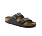 כפכפי בירקנשטוק | Birkenstock Arizona fur Leather Black